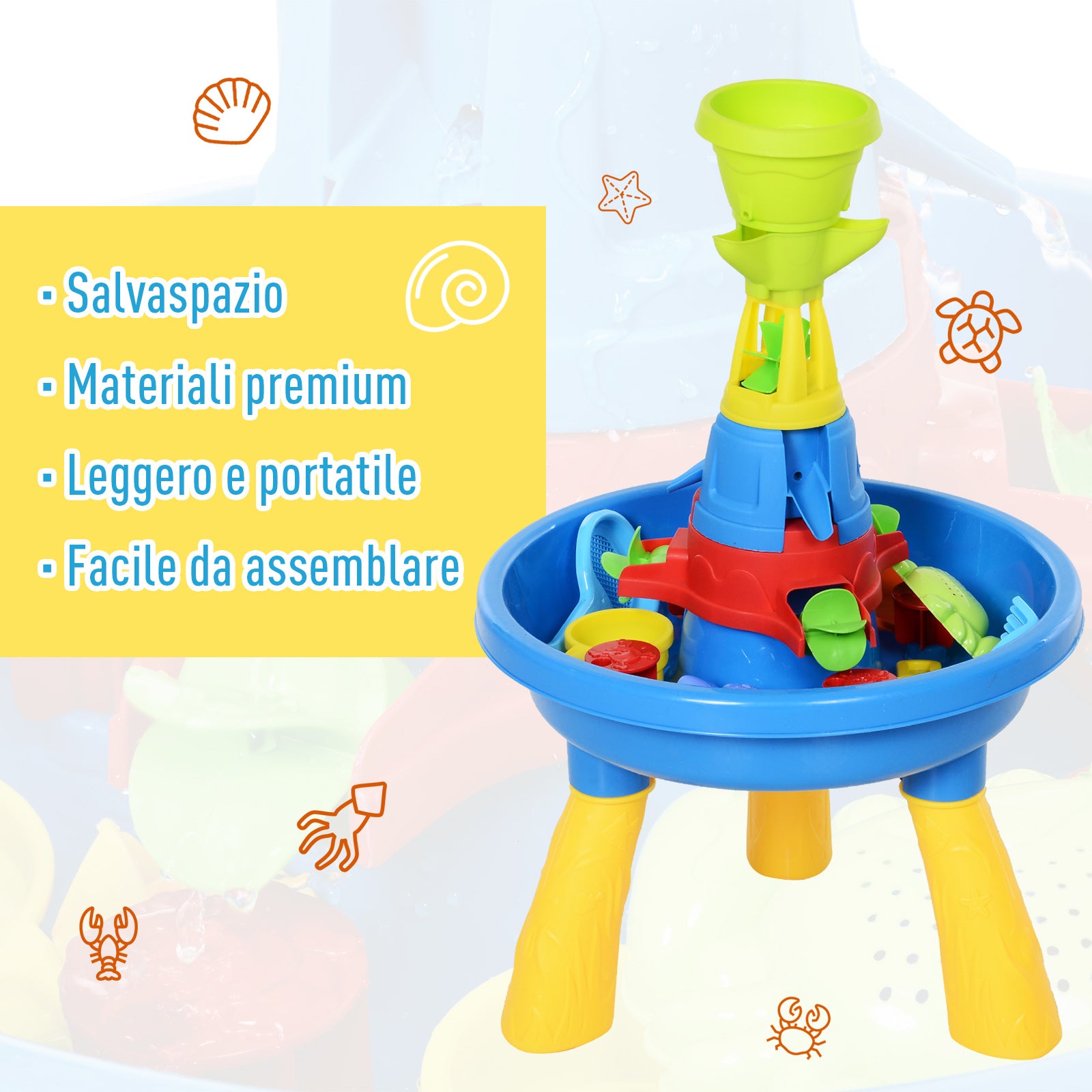 Set Giochi da Spiaggia per Bambini 21 Attività  PlayBeach