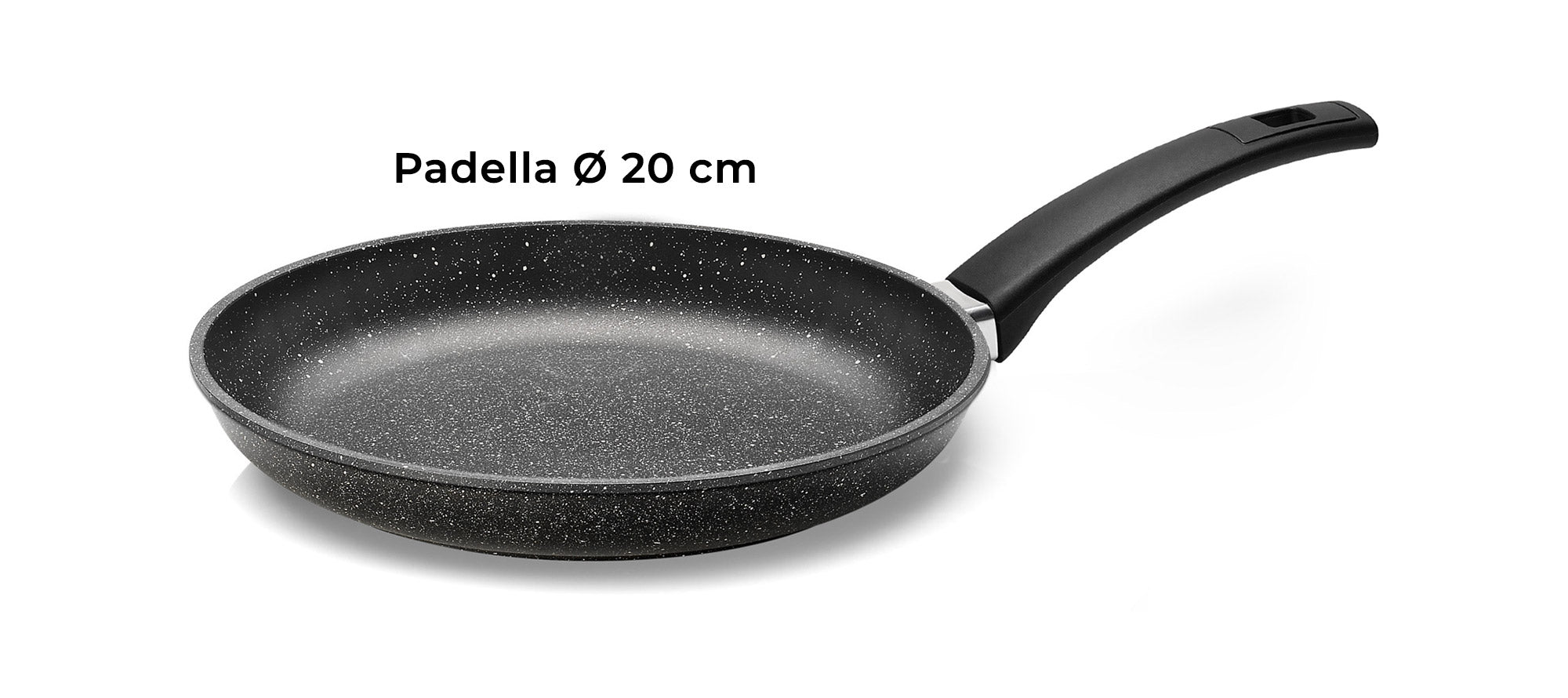 Set 3 Padelle Ø20-24-28 cm in Alluminio Pressofuso Antiaderente Olympia Hard Cook