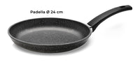 Set 3 Padelle Ø20-24-28 cm in Alluminio Pressofuso Antiaderente Olympia Hard Cook