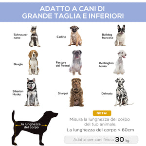 Brandina Pieghevole per Cani 92x76x18 cm  ComfyPet Blu