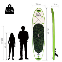 SUP Tavola Stand Up Paddle Gonfiabile 305x76x10 cm  Sidney Verde