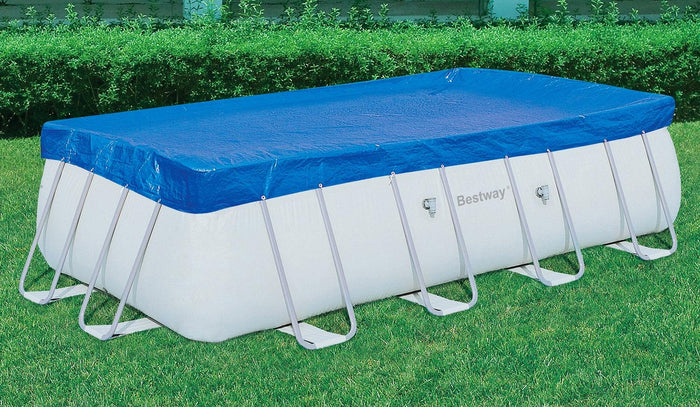 Telo di Copertura per Piscine Rettangolari 396x185cm Bestway Blu