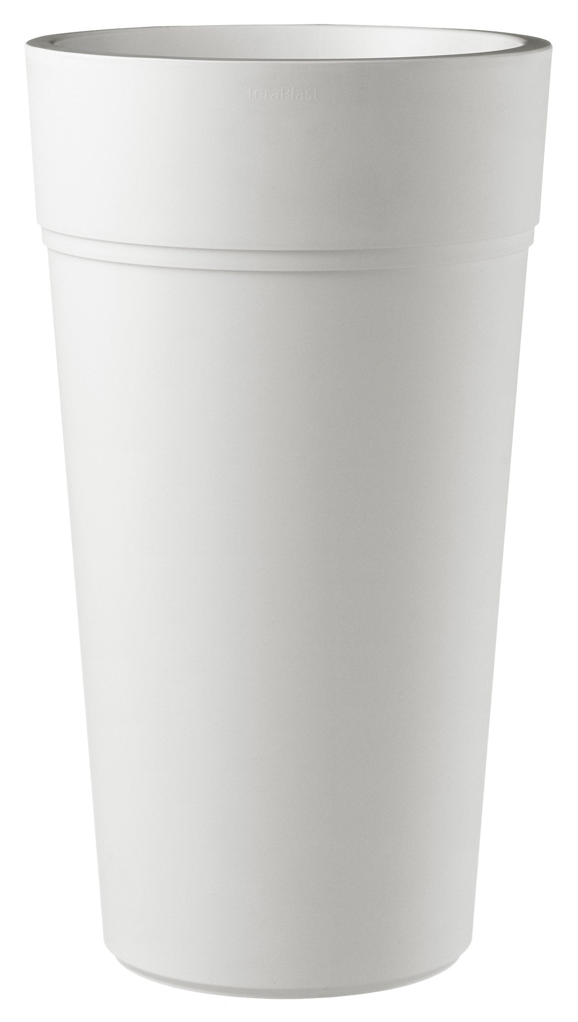 Vaso Ø38x65 cm in Polipropilene con Riserva d'Acqua Tulli Stem Elements 65 Wr Bianco