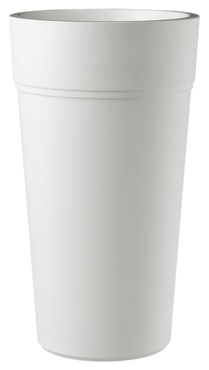 Vaso Ø38x65 cm in Polipropilene con Riserva d'Acqua Tulli Stem Elements 65 Wr Bianco