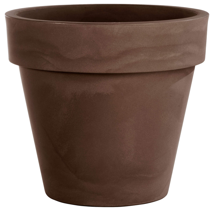 Vaso Ø40x35 cm in Polietilene Tulli Vaso Standard One Essential 40  Bronzo