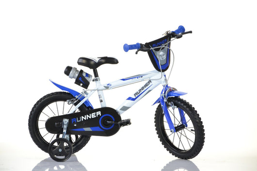 SCH RUNNER 14", bicicletta per bambini, adatta a bambini tra i 4 e i 6 anni, per altezza tra 100 e 120 cm, con  campanel