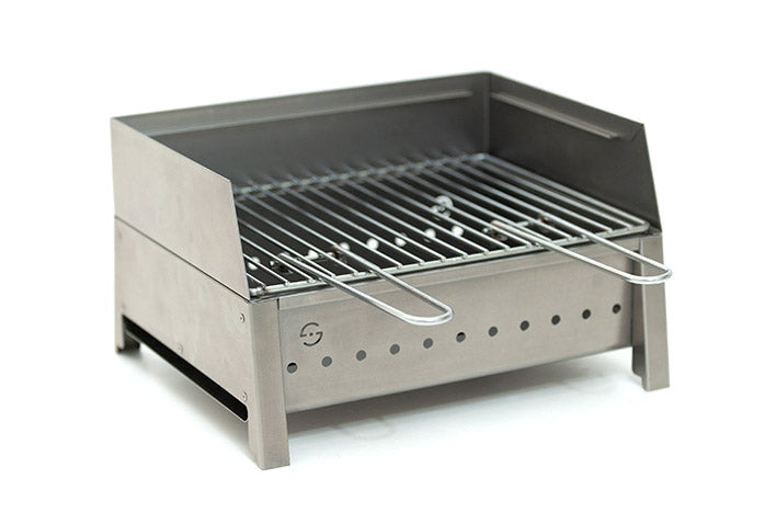 Barbecue a Carbone Carbonella 40x30 cm in Ferro Lisa Luxury Vesuvio