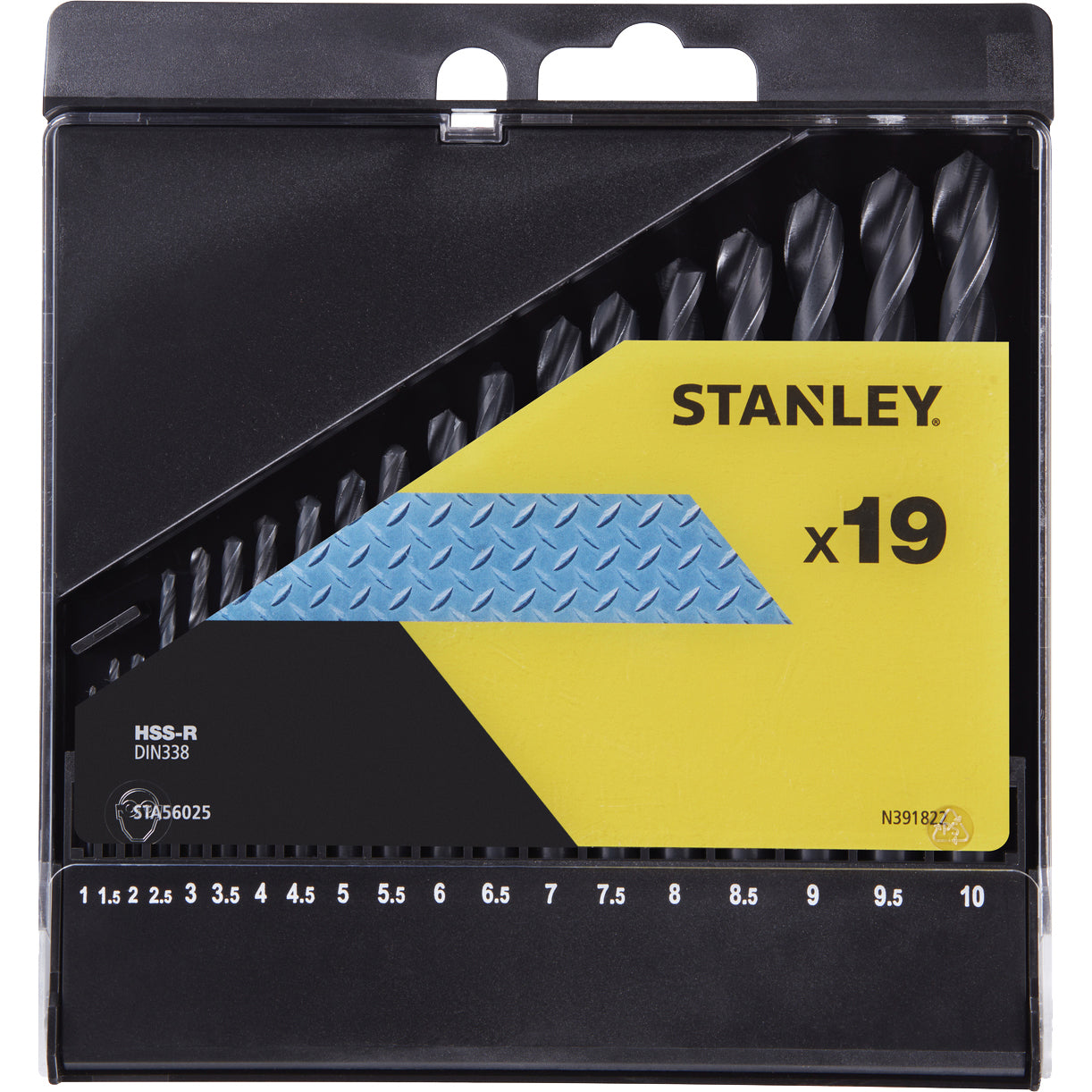 PIRANHA/STANLEY STA56025 (X56025) CASSETTA 13 PUNTE HSS STANLEY PZ 1,0