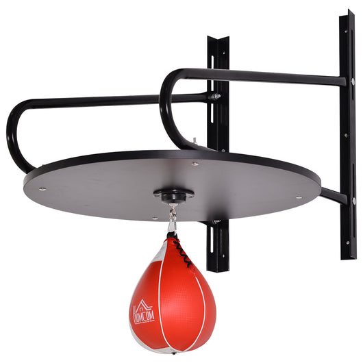 Set Boxe Sacco Pera Veloce con Supporto a Muro e Accessori