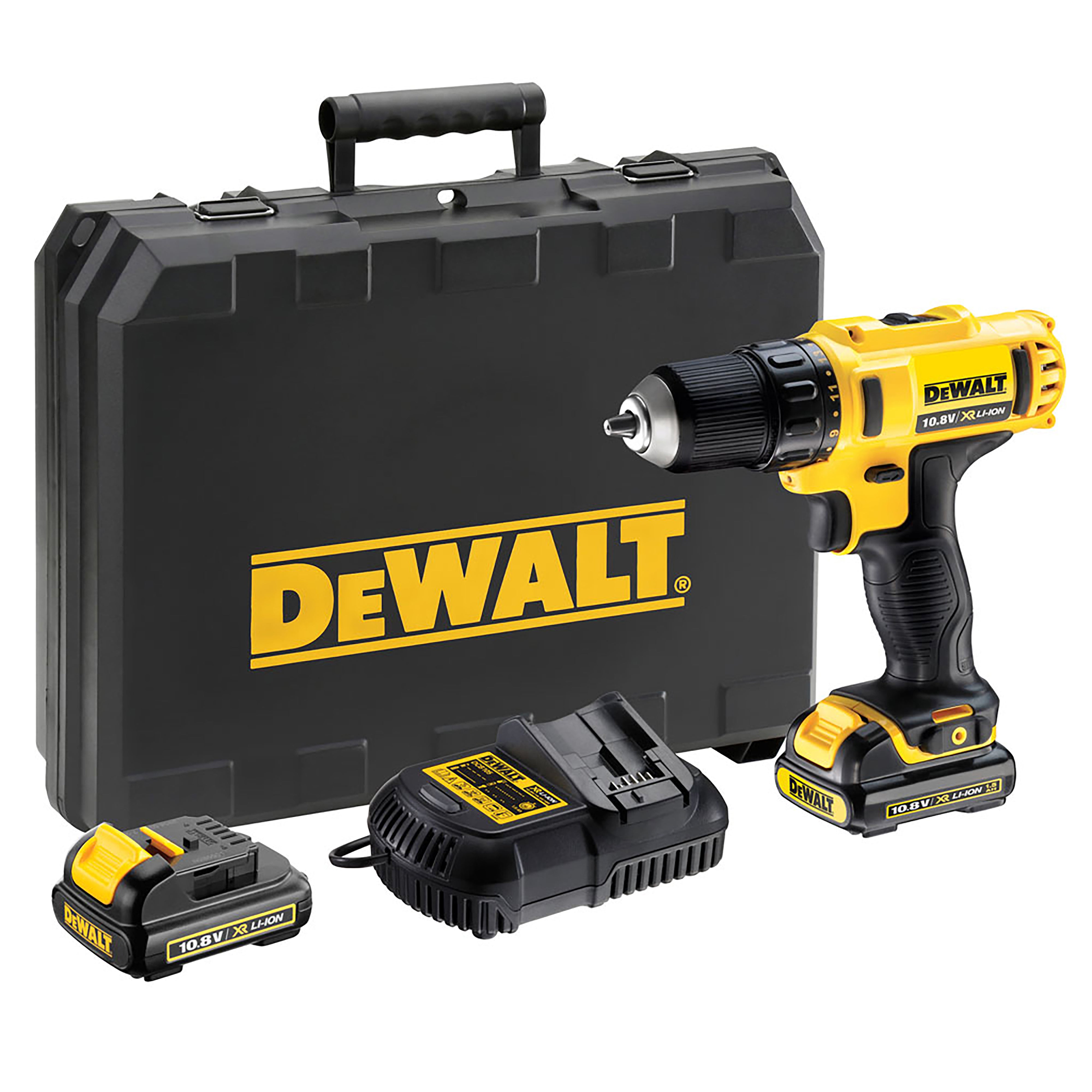 DEWALT TRAPANO 2 BAT.LIT 10,8V-2,0AH DCD710D2 BLACK & DECKER DEWALT PZ 1,0