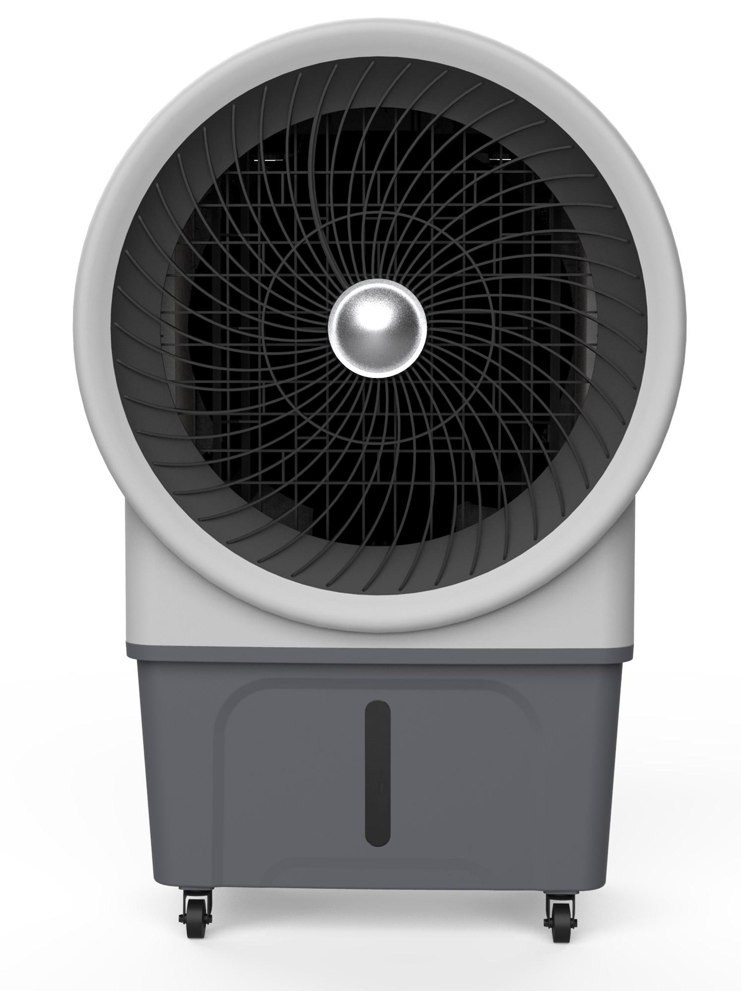 Raffrescatore Ventilatore per Grandi Ambienti con Ghiaccio o Acqua 250W Moel 9100 Turbo Cooler