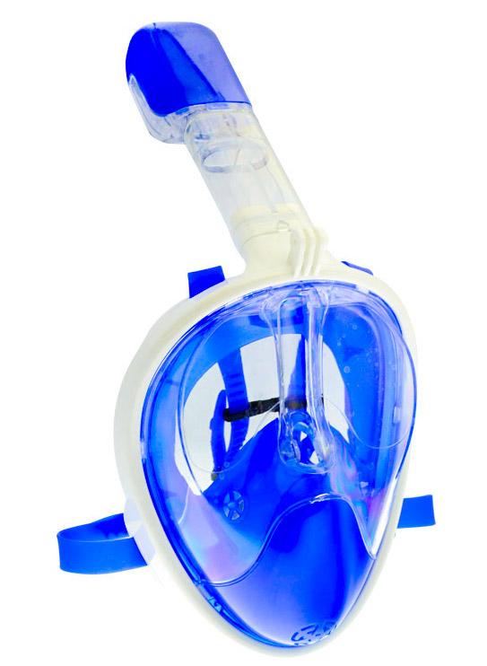 Maschera da Immersione Snorkeling Integrale 180° S/M per Bambino Vanzetti Blu