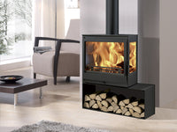 Stufa a Legna 7,1 kW 90x84,5x30,5 cm Charme Nera