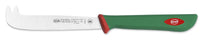 Coltello per Formaggio a 2 Punte Lama 12 cm Manico Antiscivolo Sanelli Premana Verde/Rosso