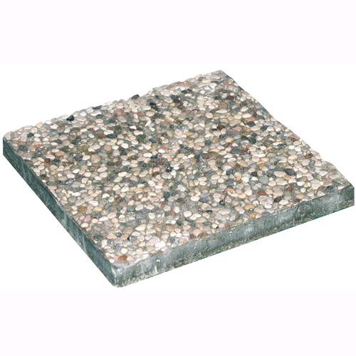 Base In Cemento Ghiaia Quadrata Per Ombrelloni Laterali 40X40 Cm. 13Kg. 1Pz