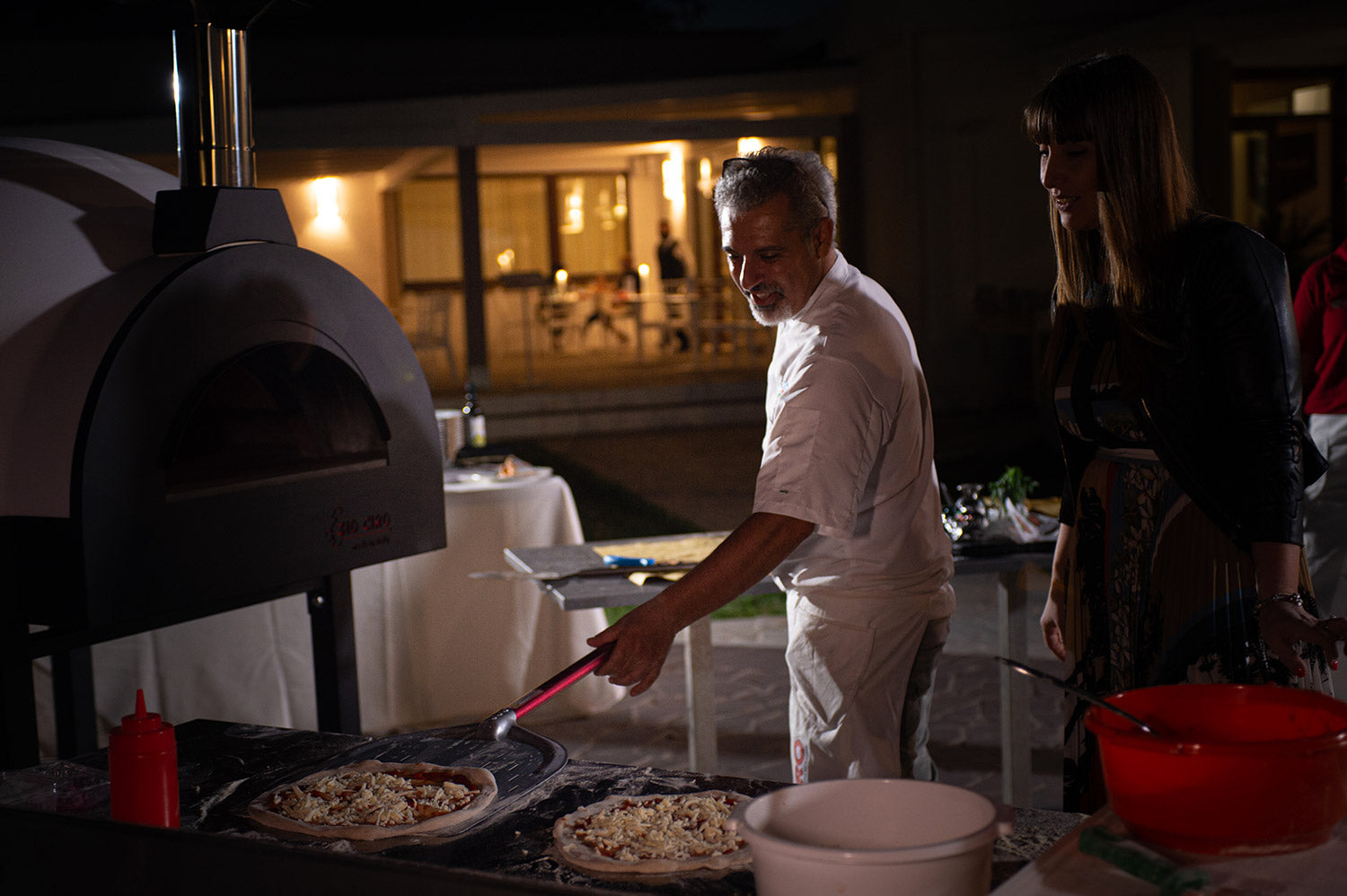 Forno a Legna da Esterno Cottura Diretta in Refrattario Zio Ciro Subito Cotto 100 Bianco