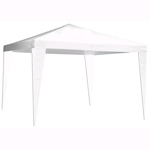 Gazebo Da Giardino Mod. Oasis Struttura In Acciaio Telo Bianco 300X300 Cm.