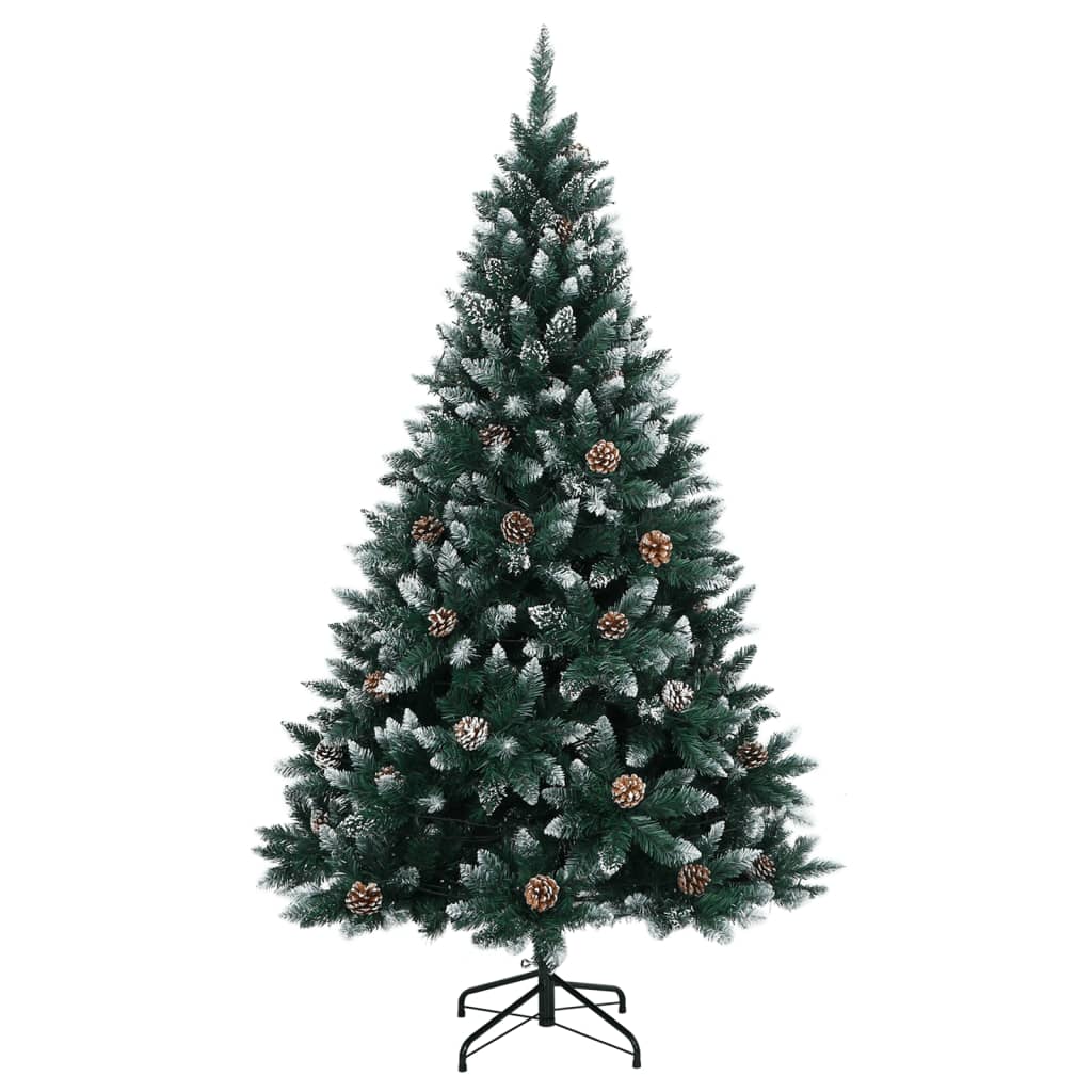 vidaXL Albero di Natale Artificiale con 150 LED 120 cm