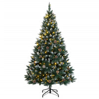 vidaXL Albero di Natale Artificiale con 150 LED 120 cm