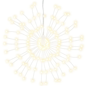 vidaXL Illuminazioni di Natale Galassia 140 LED 8pz Bianco Caldo 17 cm