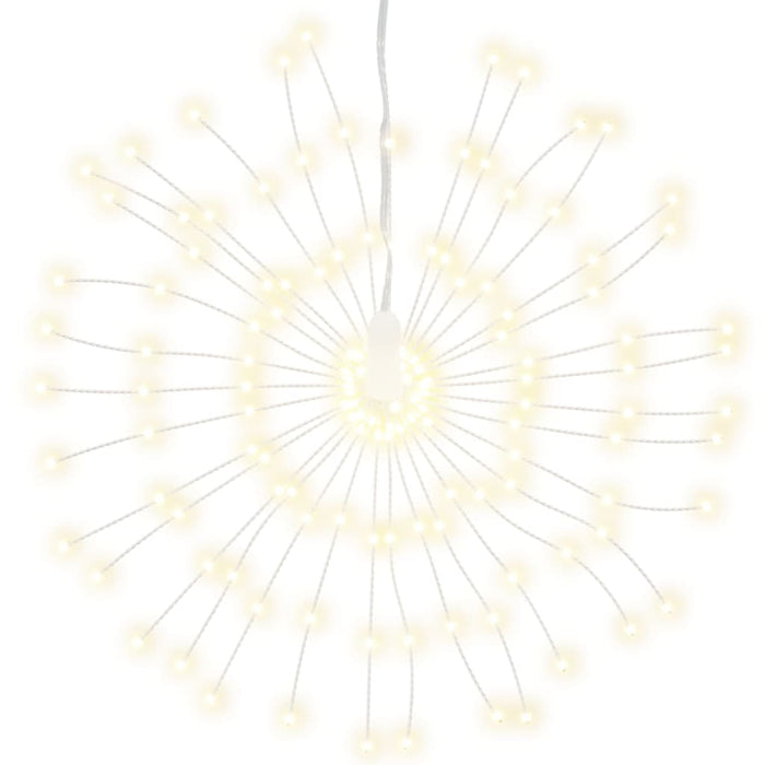 vidaXL Illuminazioni di Natale Galassia 140 LED 8pz Bianco Caldo 17 cm