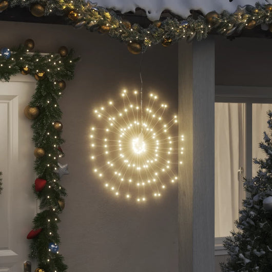 vidaXL Illuminazione di Natale Galassia 140 LED Bianco Caldo 17 cm