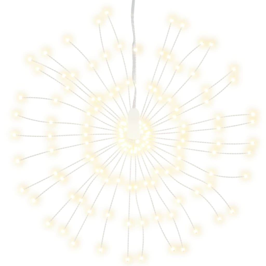 vidaXL Illuminazioni di Natale Galassia 140 LED 4pz Bianco Caldo 17 cm