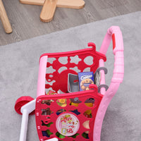 Carrello Giocattolo Spesa per Bambini 41,5x33,5x48,5 cm  Rosa