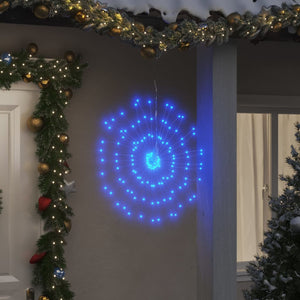 vidaXL Illuminazione di Natale Galassia 140 LED Blu 17 cm