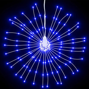 vidaXL Illuminazione di Natale Galassia 140 LED Blu 17 cm