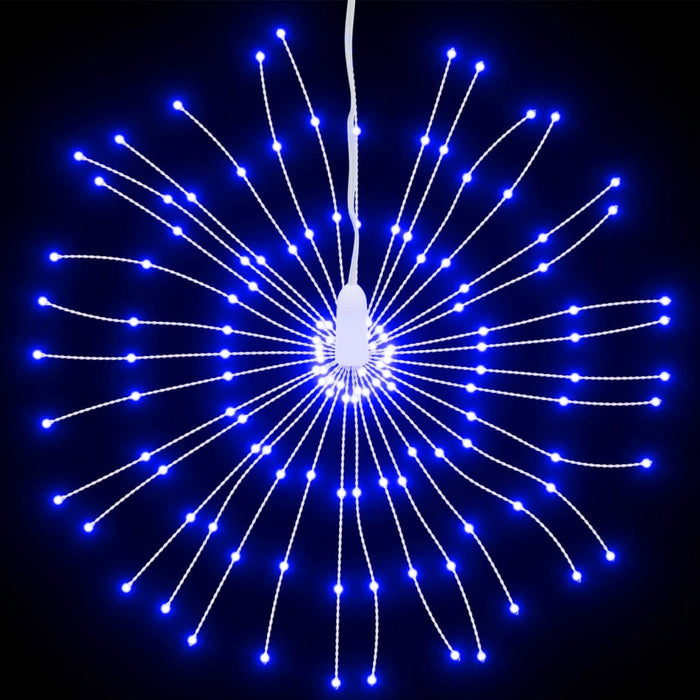 vidaXL Illuminazioni di Natale Galassia 140 LED 4pz Blu 17 cm