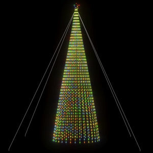 vidaXL Illuminazione Albero di Natale a Cono 1544LED Colorato 500cm