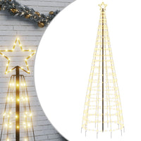 vidaXL Illuminazione Albero Natale Picchetti 570LED Bianco Caldo 300cm