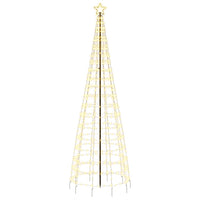 vidaXL Illuminazione Albero Natale Picchetti 570LED Bianco Caldo 300cm