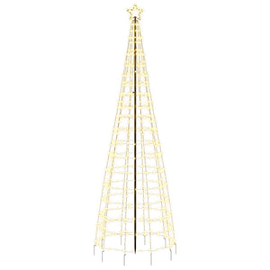 vidaXL Illuminazione Albero Natale Picchetti 570LED Bianco Caldo 300cm