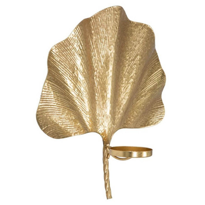 Portacandele Foglia Glam 41x11,5x40 cm - GLAM LEAF