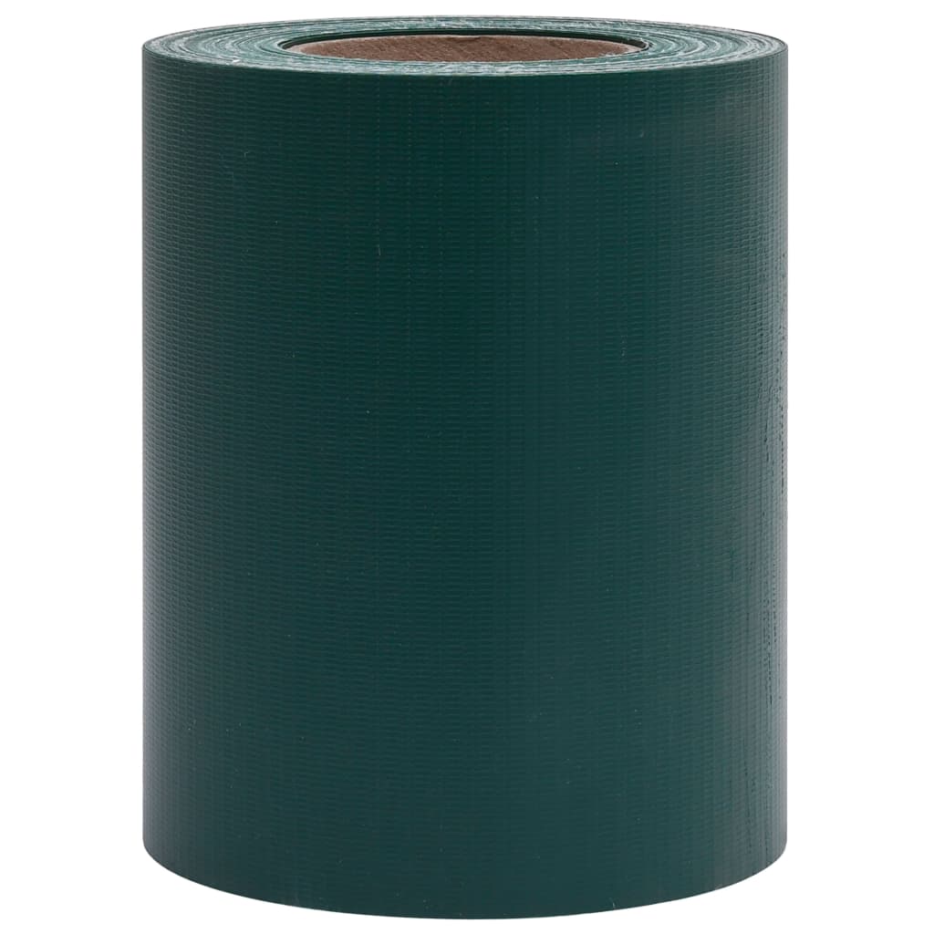 vidaXL Recinzione Frangivento da Giardino PVC 35x0,19 m Verde Opaco