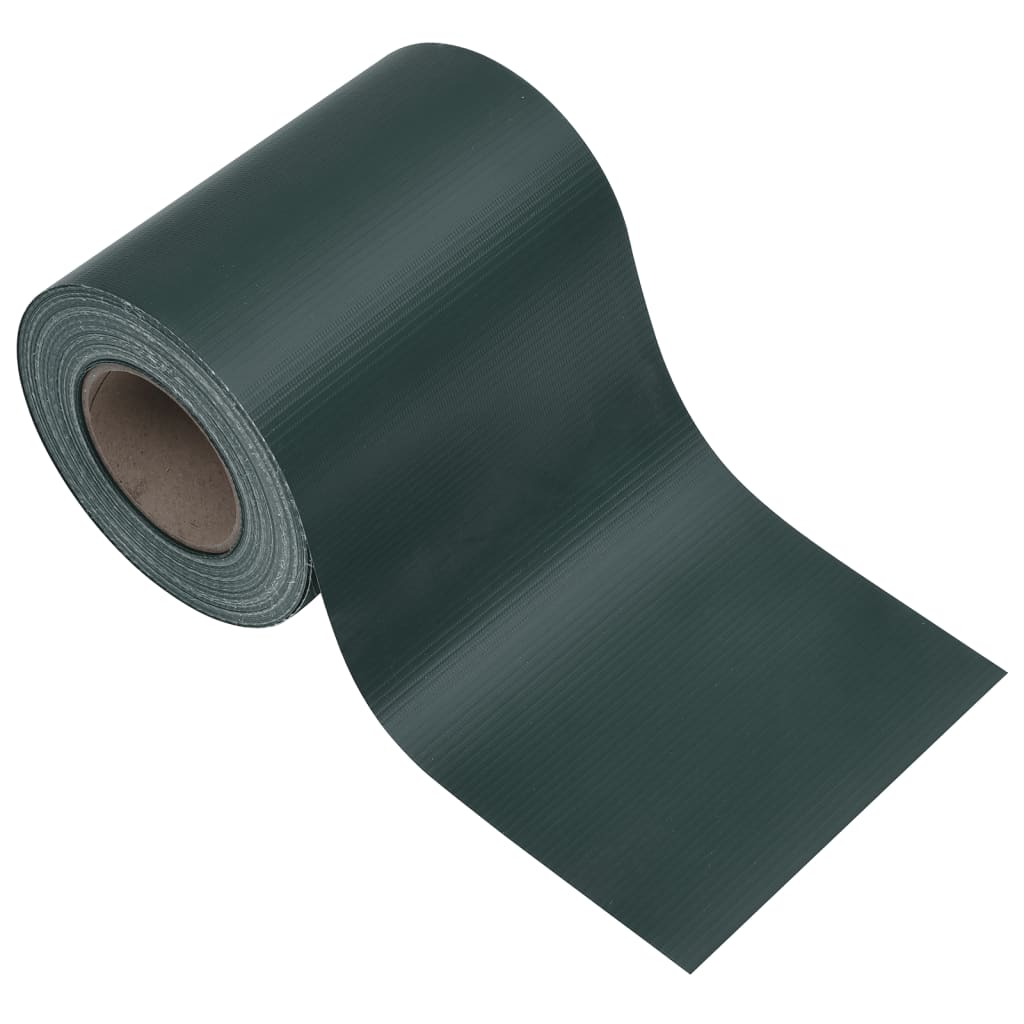 vidaXL Recinzione Frangivento 4 pz in PVC 35x0,19m Verde Opaco