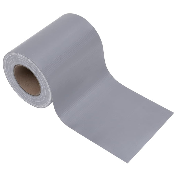 vidaXL Recinzione Frangivento da Giardino PVC 35x0,19m Grigio Chiaro