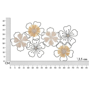 Decorazione Parete Ferro e Legno Itis cm 75X3,5X42 - ITIS