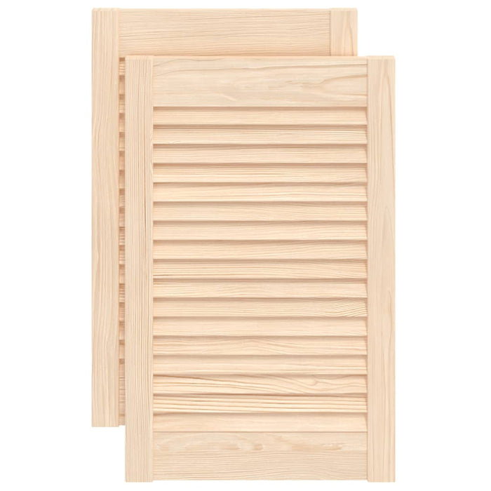 vidaXL Ante con Design a Lamelle 2 pz 61,5x39,4 cm in Legno di Pino