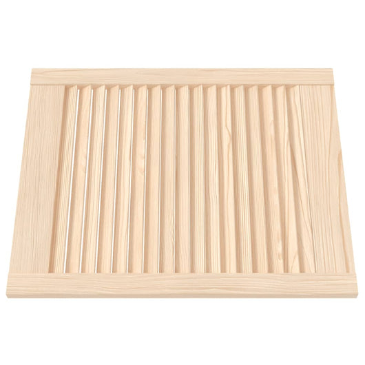 vidaXL Ante con Design a Lamelle 2 pz 61,5x49,4 cm in Legno di Pino