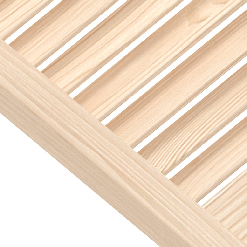 vidaXL Ante con Design a Lamelle 2 pz 61,5x49,4 cm in Legno di Pino