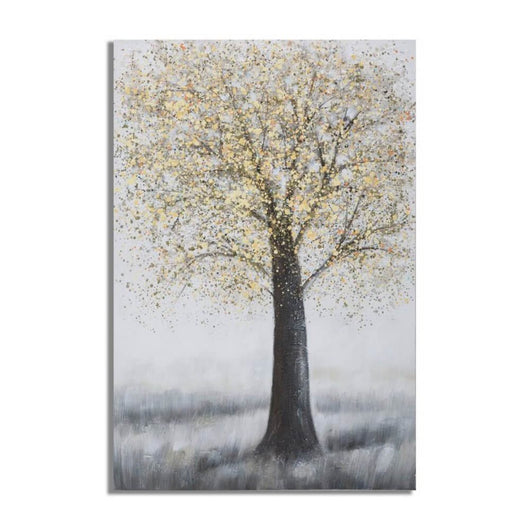 Dipinto su tela albero semplice cm 120X3,8X80 - TREE SIMPLE