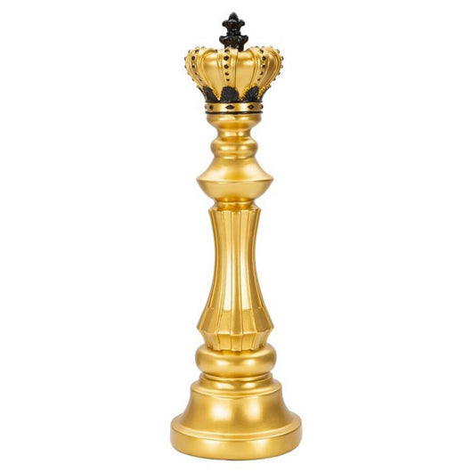 Soprammobile re scacchi grande cm diam. 13X40,5 - CHESS Colore: Oro