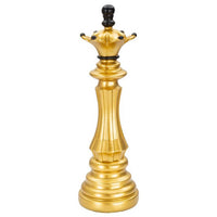 Soprammobile regina scacchi cm diam. 12X37 - CHESS Colore: Oro