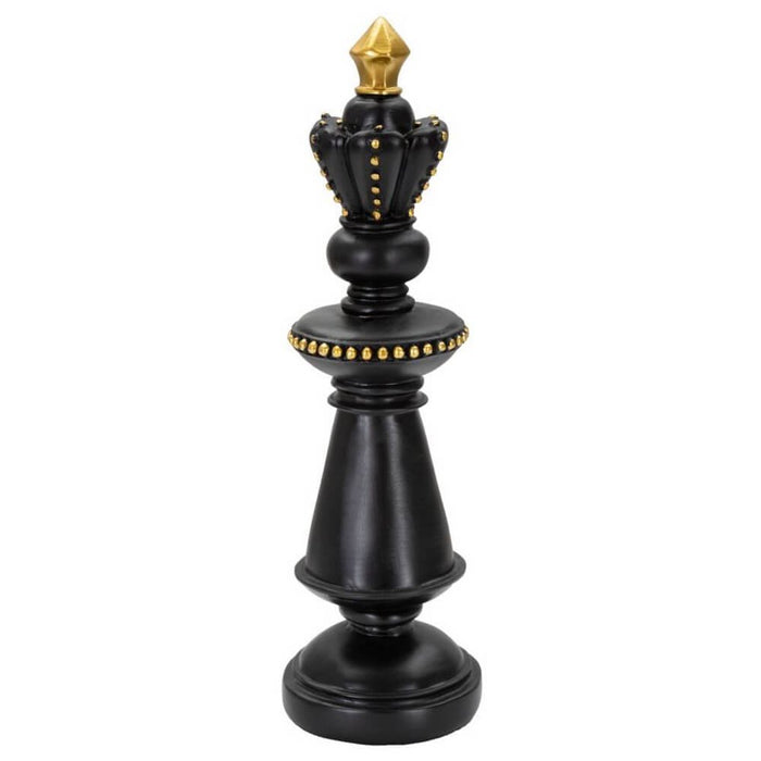 Soprammobile re scacchi cm diam. 11X32,5 - CHESS Colore: Nero