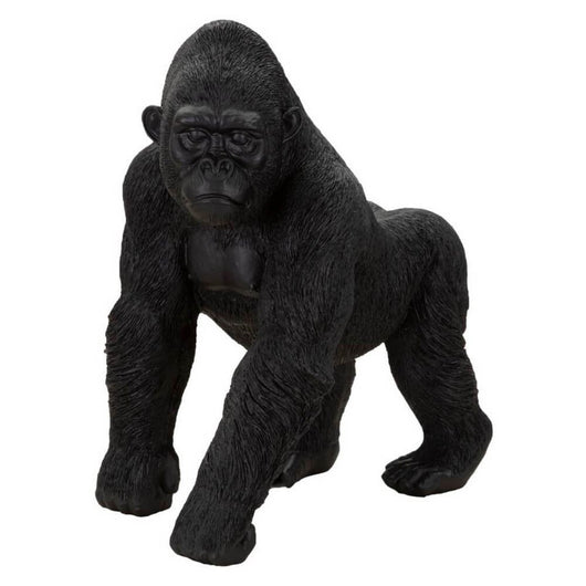 Scultura gorilla nero decorativo cm 35X21,5X37,5 - NEGRUS