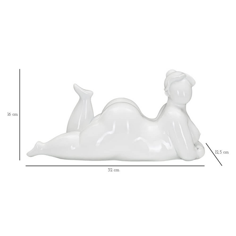 Scultura yoga donna relax cm 32X12,5X16 - RELAXIA