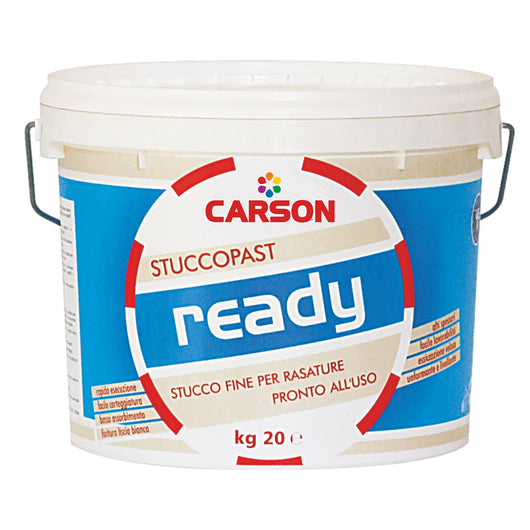 Stucco in pasta pronto per muri muro bianco Carteggiabile Rasature Carson Ready 5 Kg